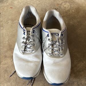 Etonic Men's Gray and Blue Athletic Golf Shoes 8.5